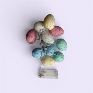 Easter Egg String Lights for Outdoor Indoor Easter Decorations, Cracked Egg
